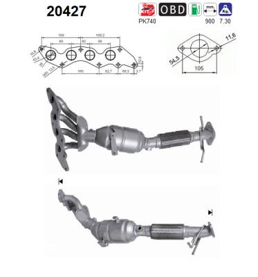 Catalytic Converter - 20427 AS