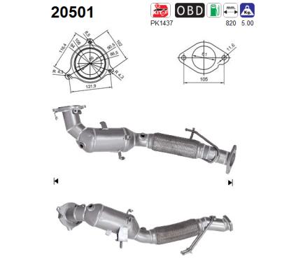 Catalytic Converter - 20501 AS