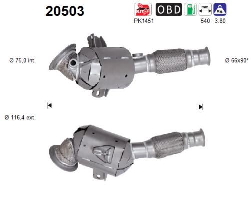 Catalytic Converter - 20503 AS