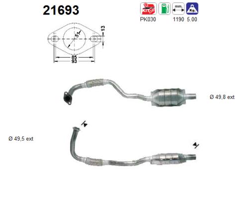 Catalizzatore - 21693 AS