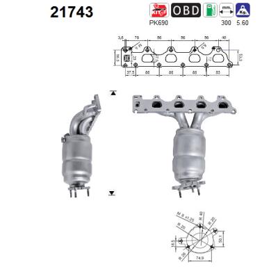 Catalizzatore - 21743 AS