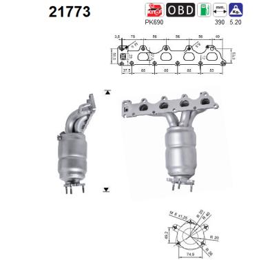 Catalizzatore - 21773 AS