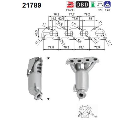 Catalizzatore - 21789 AS