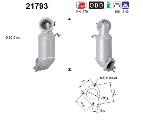 Catalytic Converter - 21793 AS
