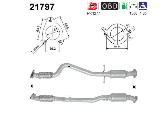 Catalizzatore - 21797 AS