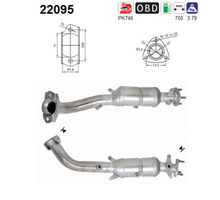 Catalizzatore - 22095 AS