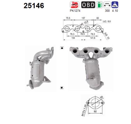Catalizzatore - 25146 AS