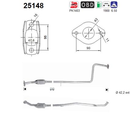 Catalizzatore - 25148 AS