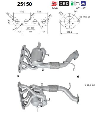 Catalizzatore - 25150 AS