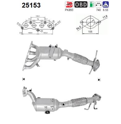 Catalizzatore - 25153 AS