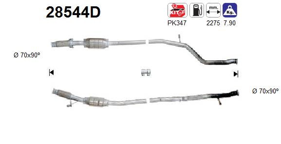 Catalytic Converter - 28544D AS