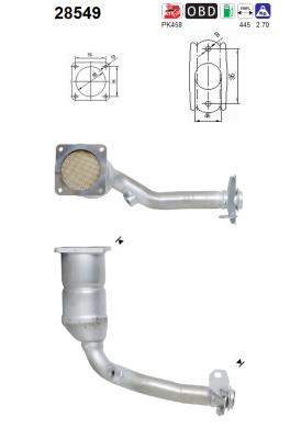Catalytic Converter - 28549 AS