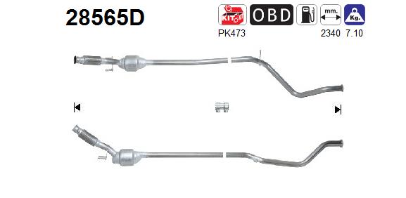 Catalizzatore - 28565D AS