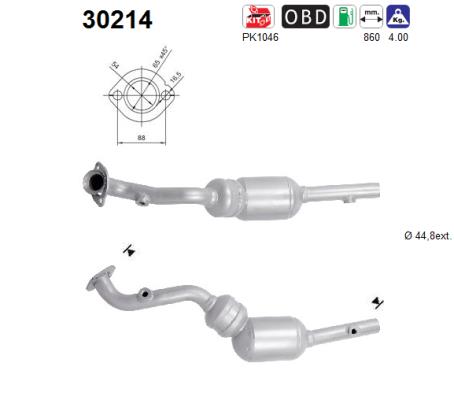 Catalytic Converter - 30214 AS