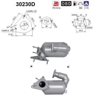 Catalizzatore - 30230D AS