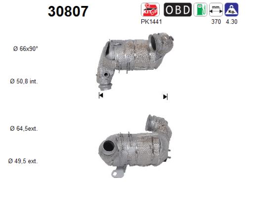 Catalytic Converter - 30807 AS