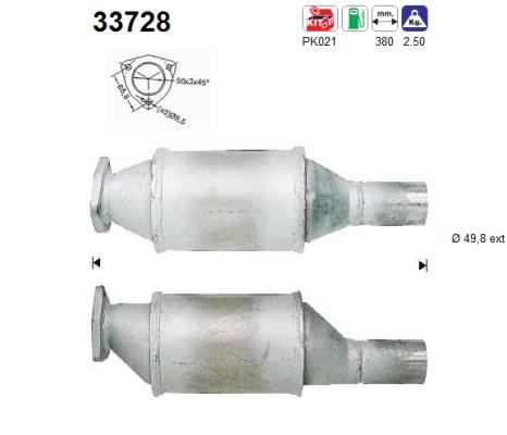 Catalytic Converter - 33728 AS