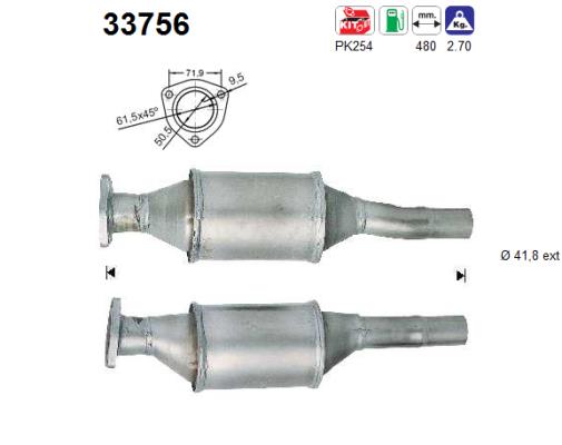 Catalizzatore - 33756 AS