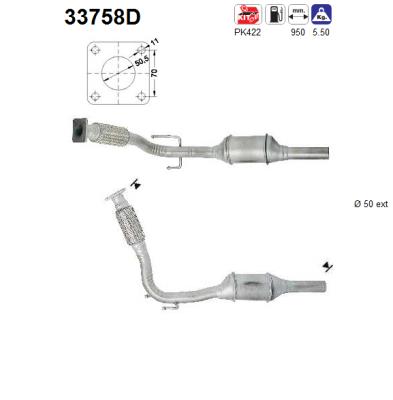 Catalizzatore - 33758D AS