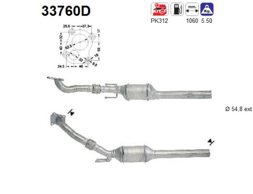 Catalizzatore - 33760D AS