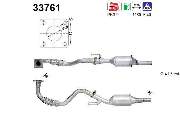 Catalizzatore - 33761 AS