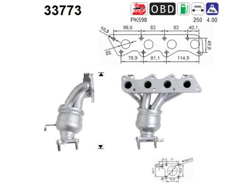 Catalizzatore - 33773 AS