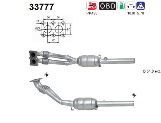 Catalytic Converter - 33777 AS