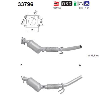 Catalytic Converter - 33796 AS