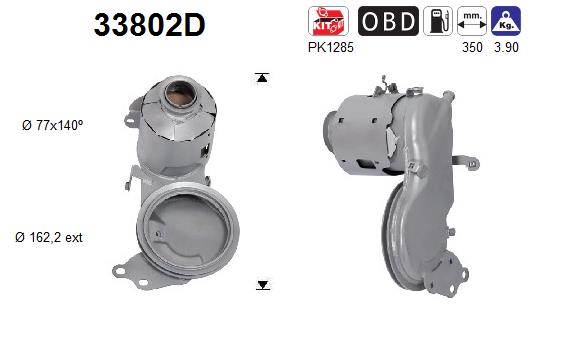 Catalytic Converter - 33802D AS