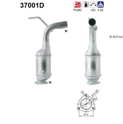 Catalizzatore - 37001D AS