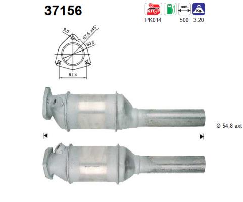 Catalytic Converter - 37156 AS
