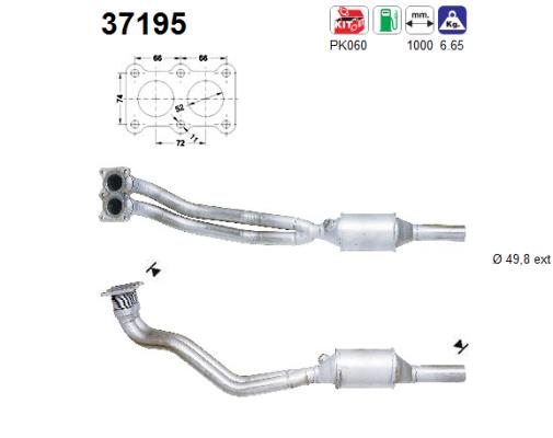 Catalytic Converter - 37195 AS