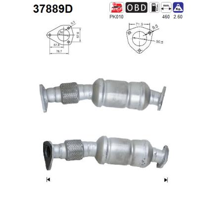 Catalytic Converter - 37889D AS