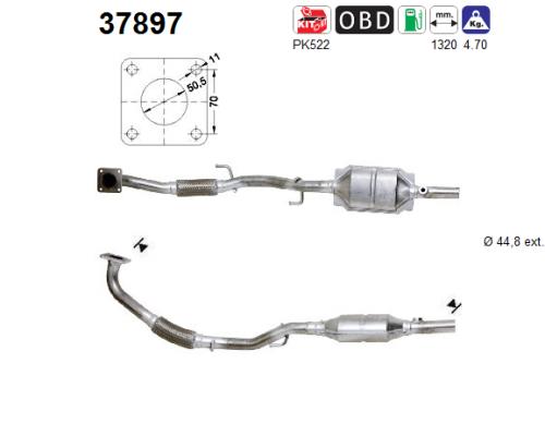Catalytic Converter - 37897 AS
