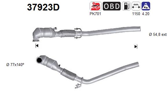 Катализатор - 37923D AS