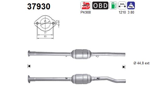 Catalizzatore - 37930 AS