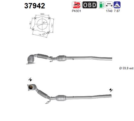 Catalizzatore - 37942 AS