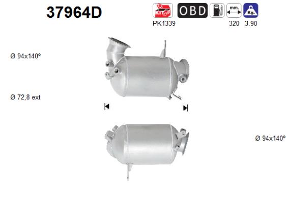 Catalizzatore - 37964D AS