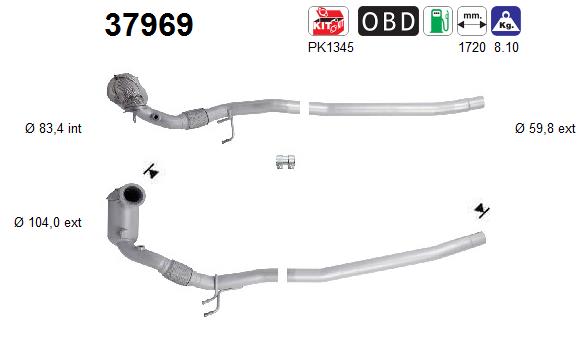 Catalizzatore - 37969 AS