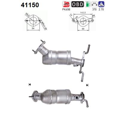 Catalytic Converter - 41150 AS
