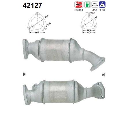 Catalytic Converter - 42127 AS