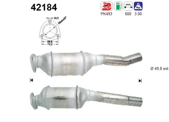 Catalizzatore - 42184 AS