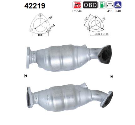 Catalytic Converter - 42219 AS