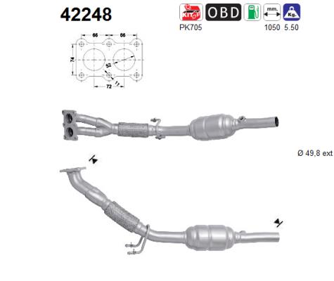 Catalizzatore - 42248 AS