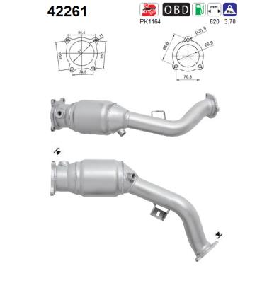 Catalytic Converter - 42261 AS