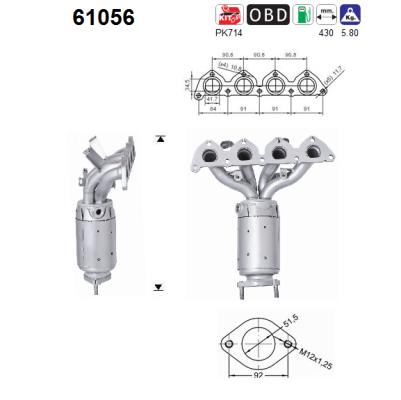 Catalizzatore - 61056 AS