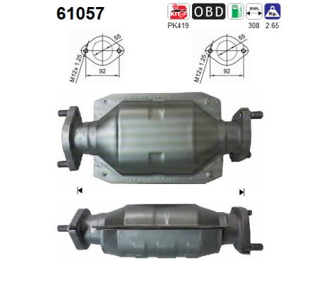 Catalizzatore - 61057 AS