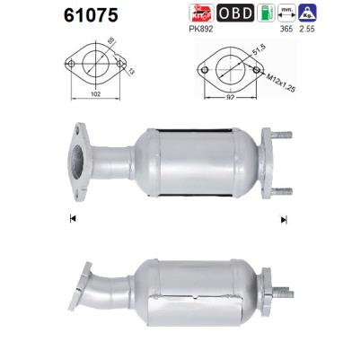 Catalizzatore - 61075 AS