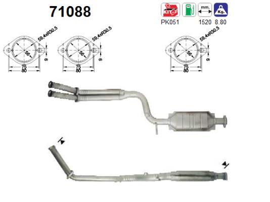 Catalizzatore - 71088 AS