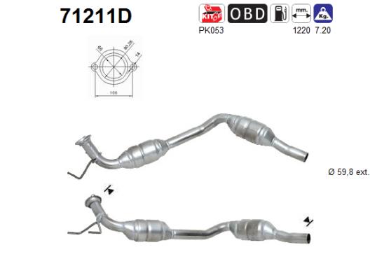 Catalizzatore - 71211D AS